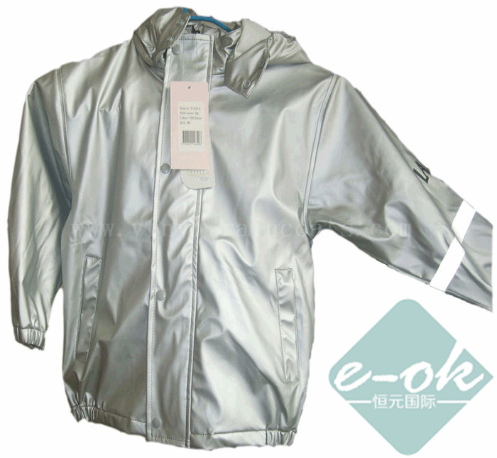 children's pu raincoat